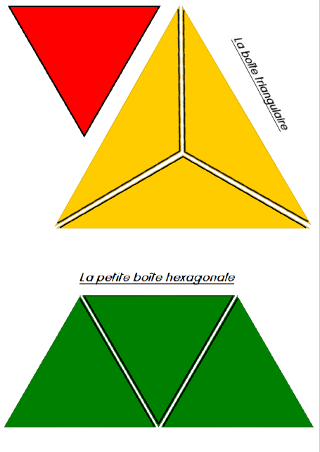 les triangles constructeurs montessori